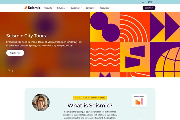 Screenshot of Seismic